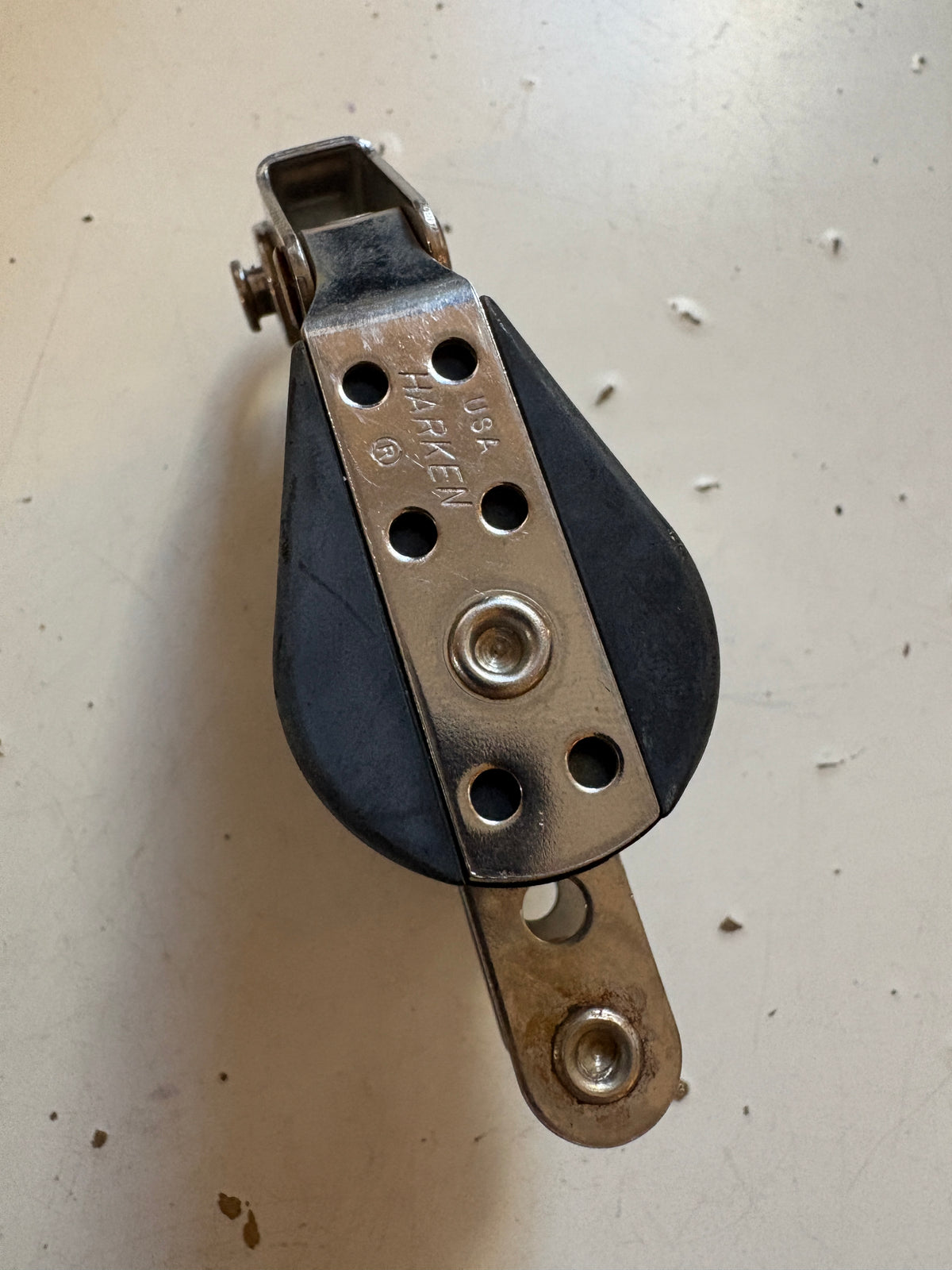 Harken Triple Fixed Block with Beckett 1" Sheave 1/4" line