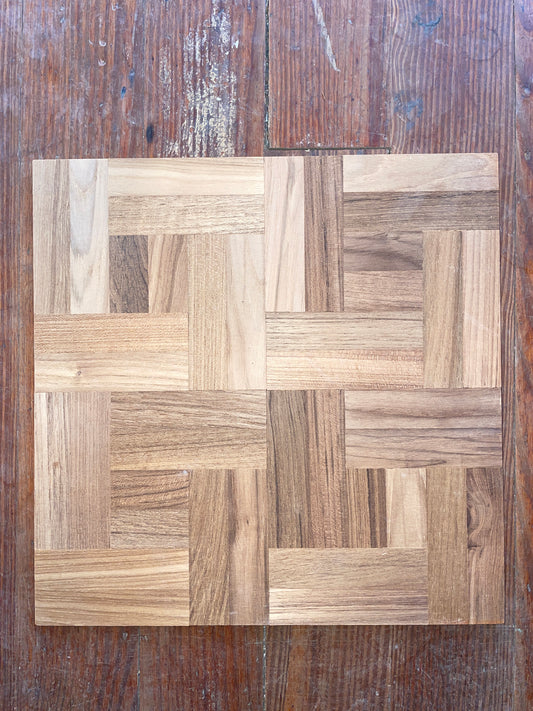 12”x12” Teak Flooring Piece