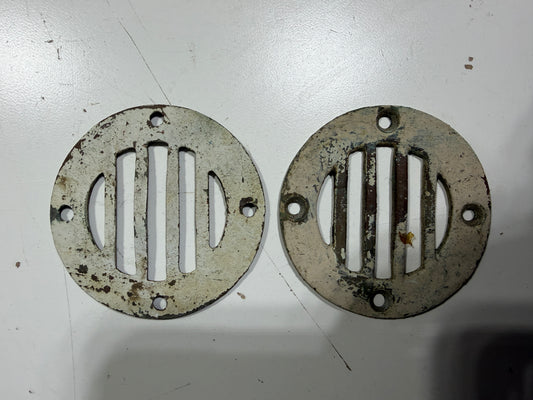 PAIR 3" Bronze Vent Covers - Painted Surface