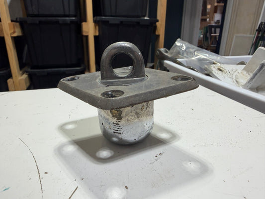 Removable Through Deck Pad Eye / Padeye - 3/8" Eye