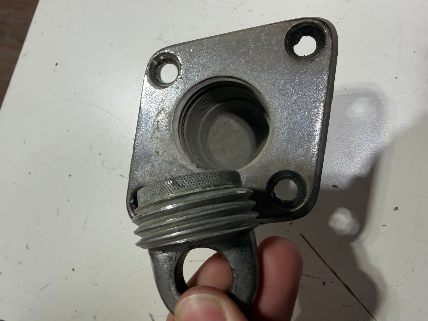 Removable Through Deck Pad Eye / Padeye - 3/8" Eye
