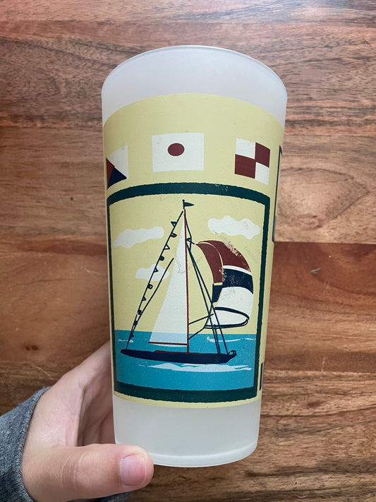 Cute Set Of 4 Plastic Nautical Cups