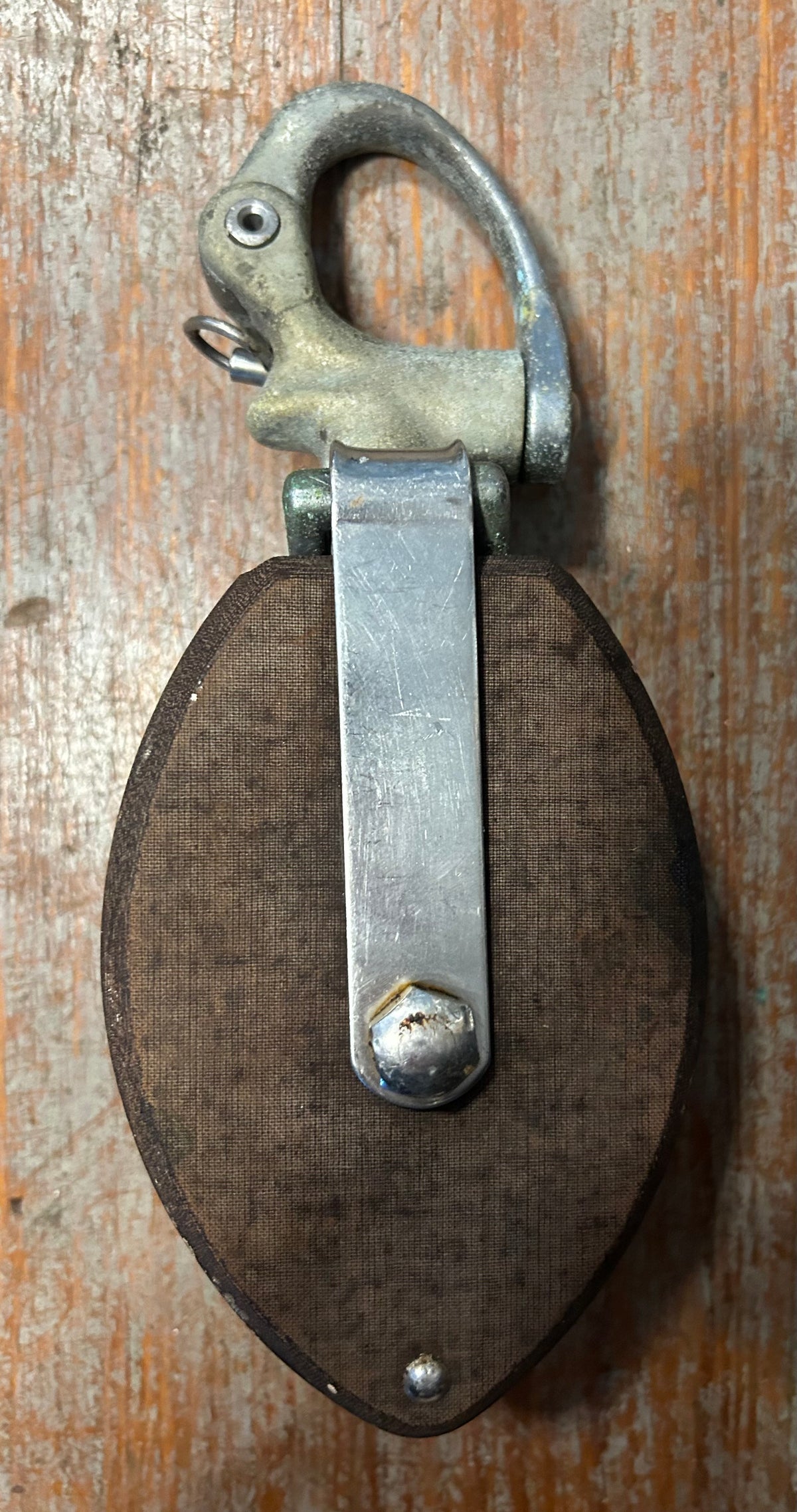 Large Lewmar Tufnol Snatch Block - 3” Sheave - 7/8” Line Chromed Bronze Shackle - Hughes 38