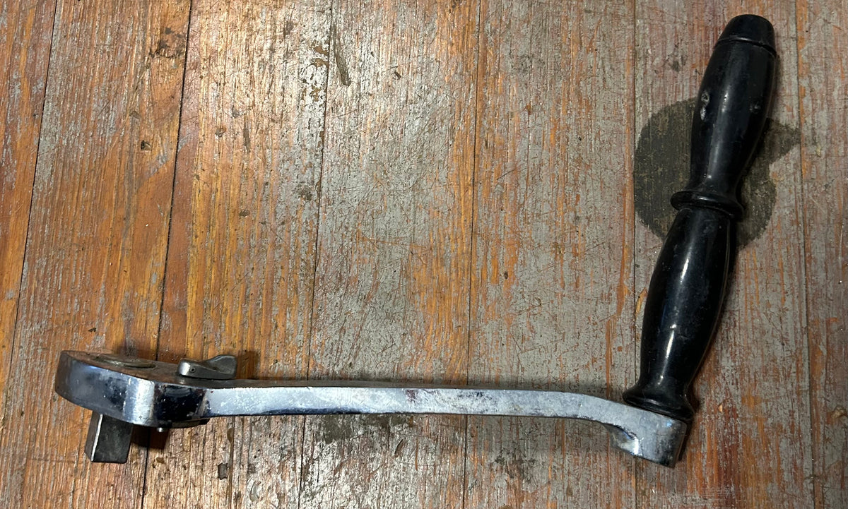 12" Chromed Barlow Locking Winch Handle