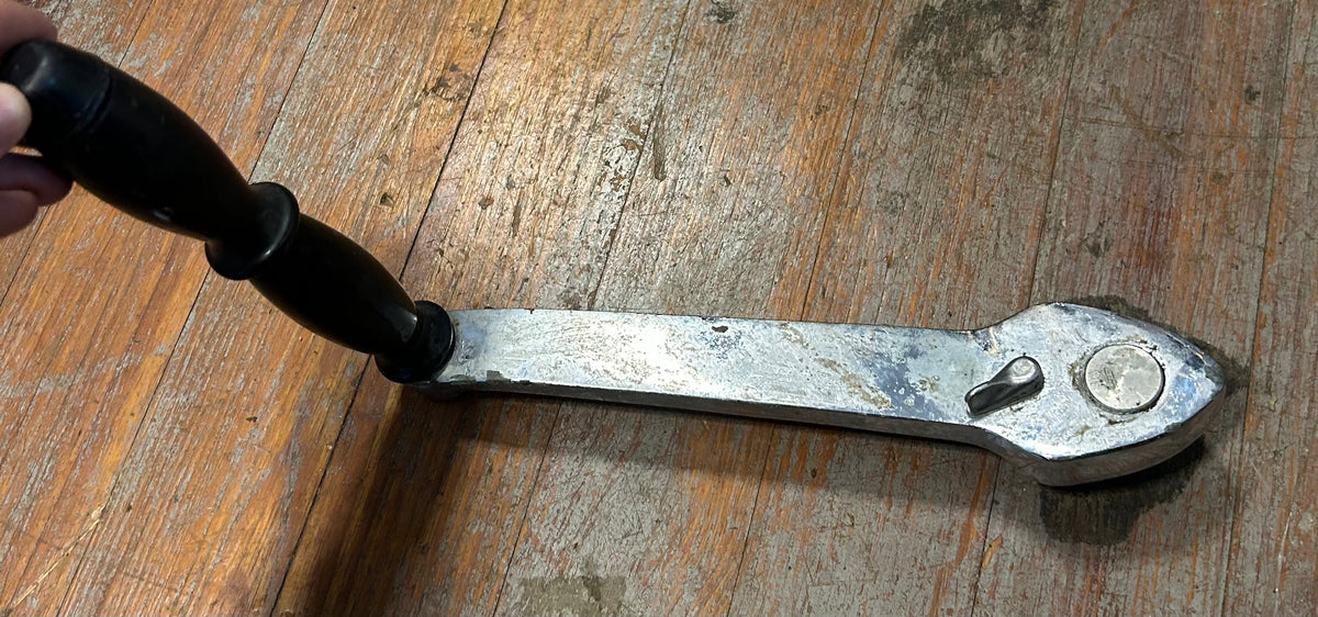 12" Chromed Barlow Locking Winch Handle
