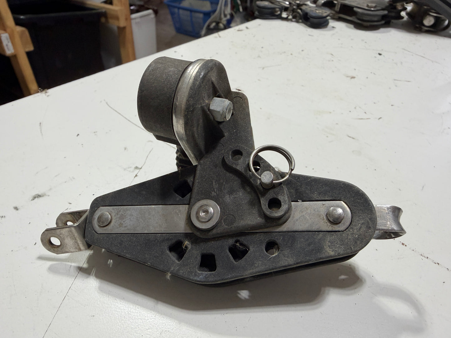 Saylon Swivel Fiddle Block With Cam Cleat - 1/4" Line