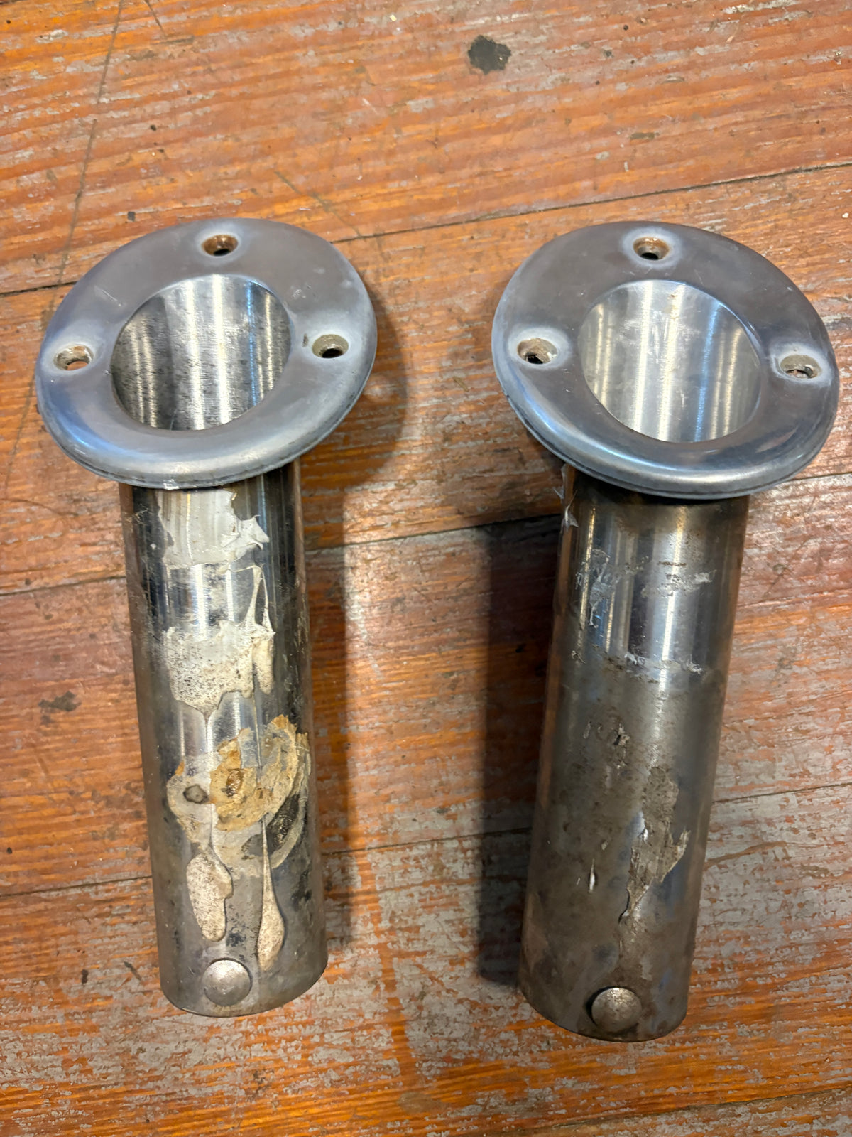 Fishing Rod Holders SS from Chris Craft Commander 27 PAIR
