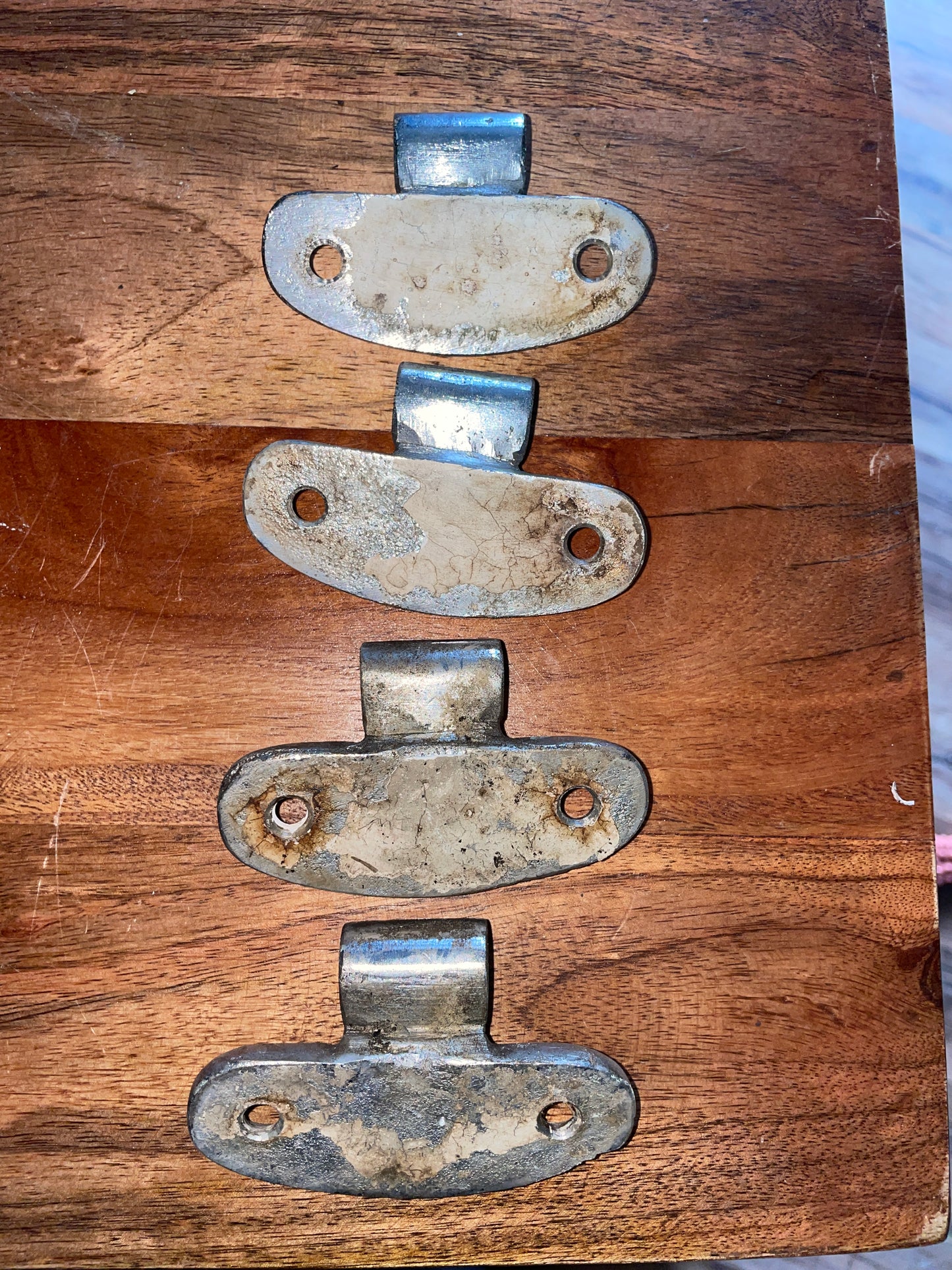 Set Of 4 Bronze Hinges