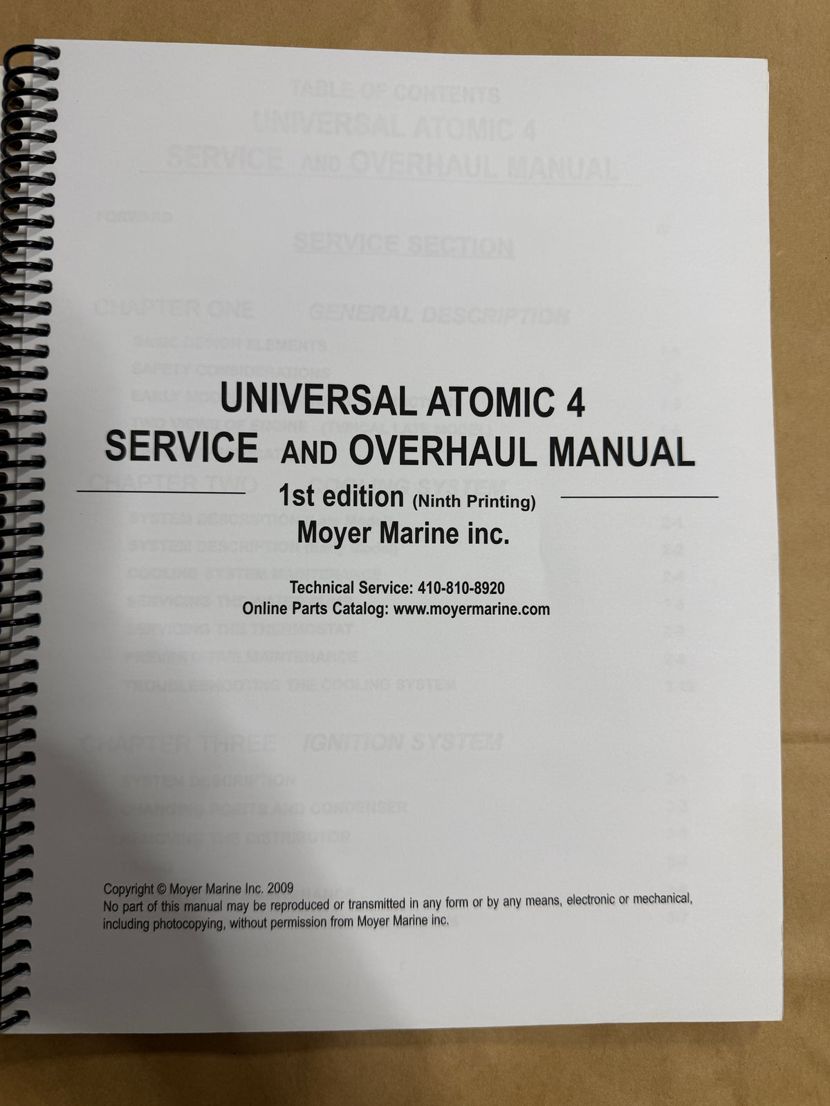 Universal Atomic 4 Service and Overhaul Manual
