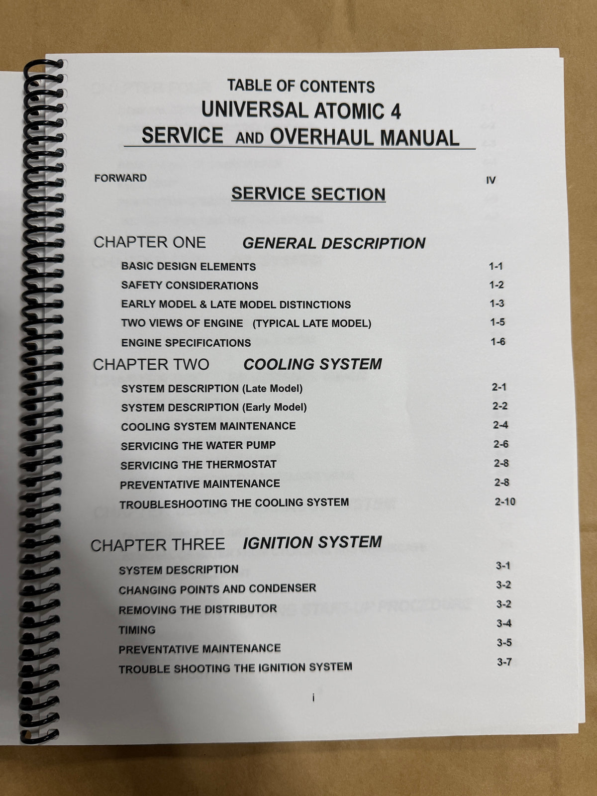 Universal Atomic 4 Service and Overhaul Manual