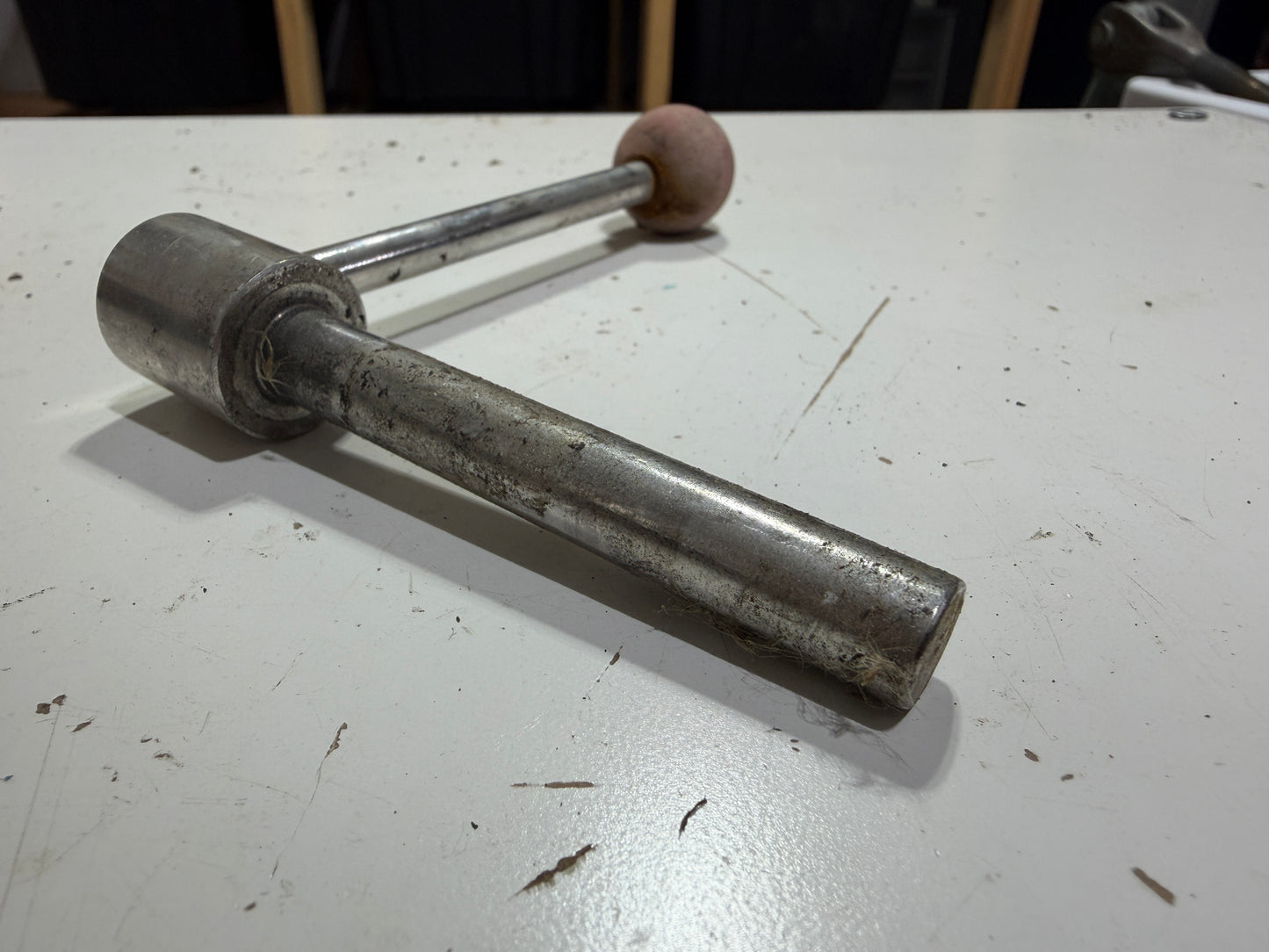 Pedestal Throttle Handle - Red Knob
