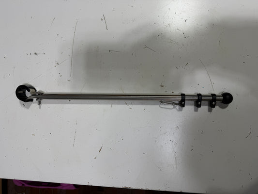 16" Stainless Steel Rail Mount Flag Pole - NEW