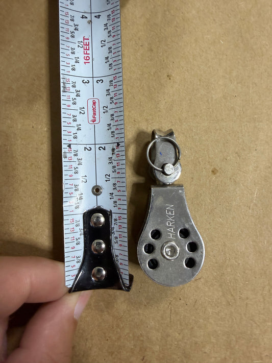 Micro Harken Single Swivel Block - 7/8" Sheave x 1/4" Line