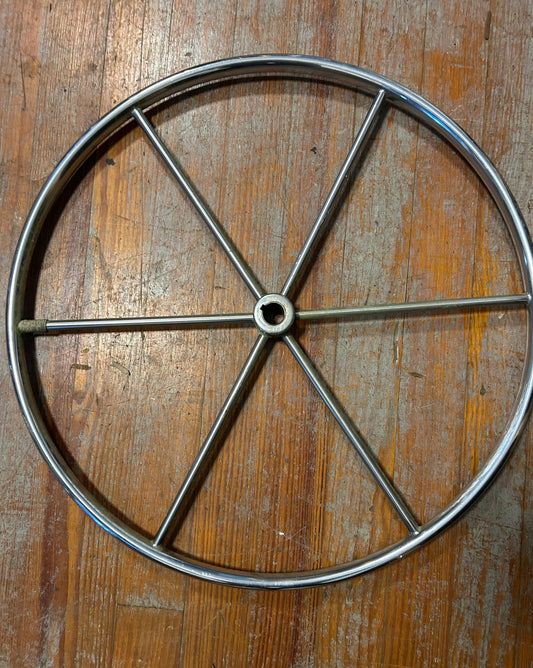 26" Stainless Steel Wheel With 1" Straight Keyed Shaft