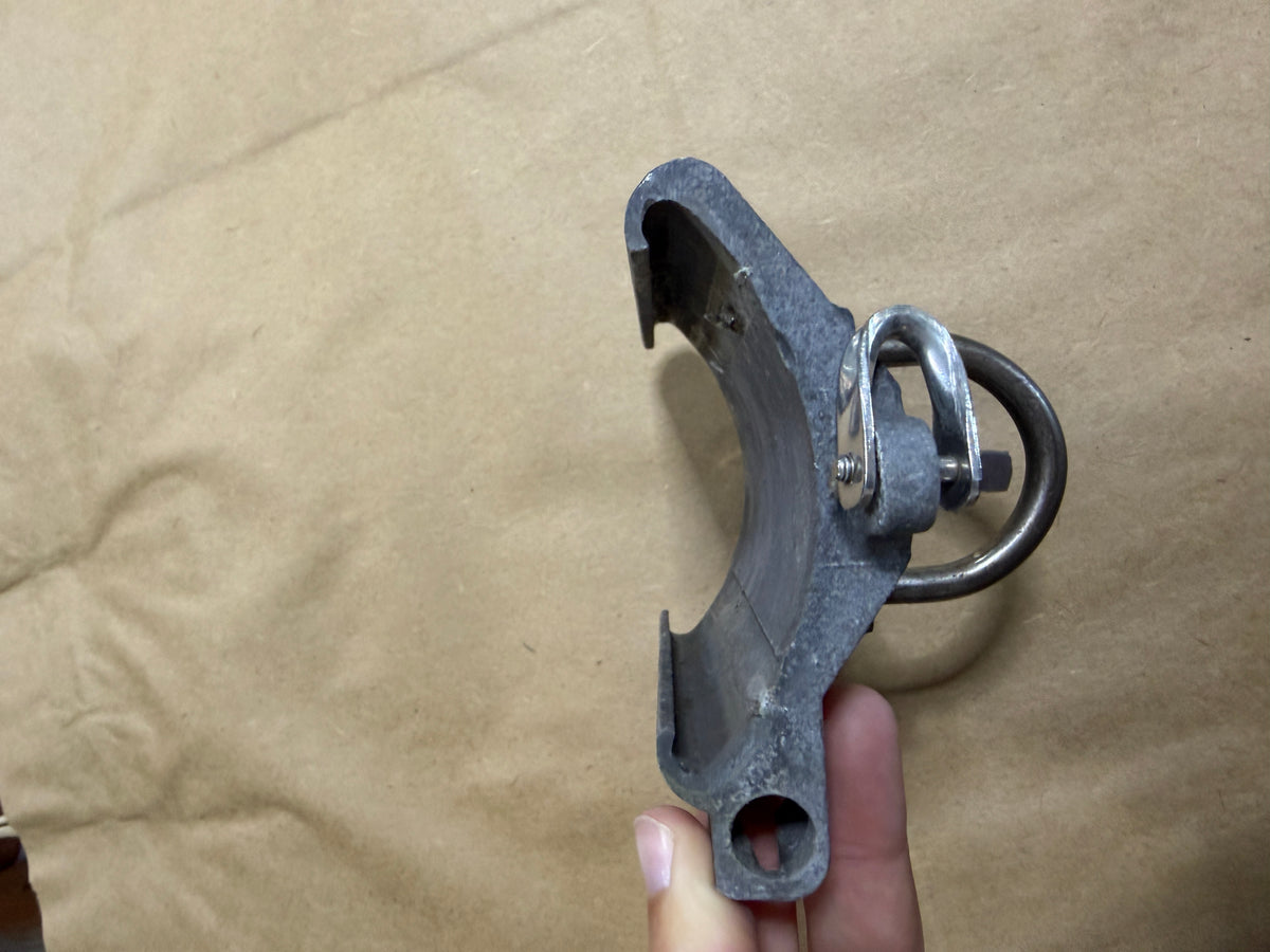 Curved Aluminum Mast Track Car - 3" Fitting