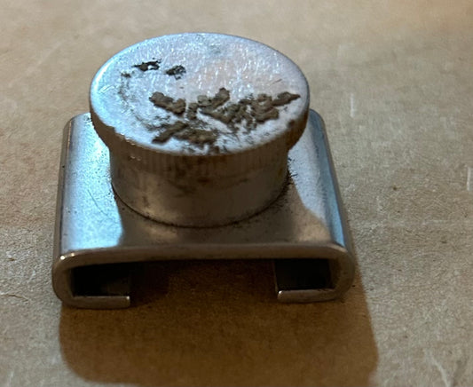 1" Stainless Steel Screw Top Track End