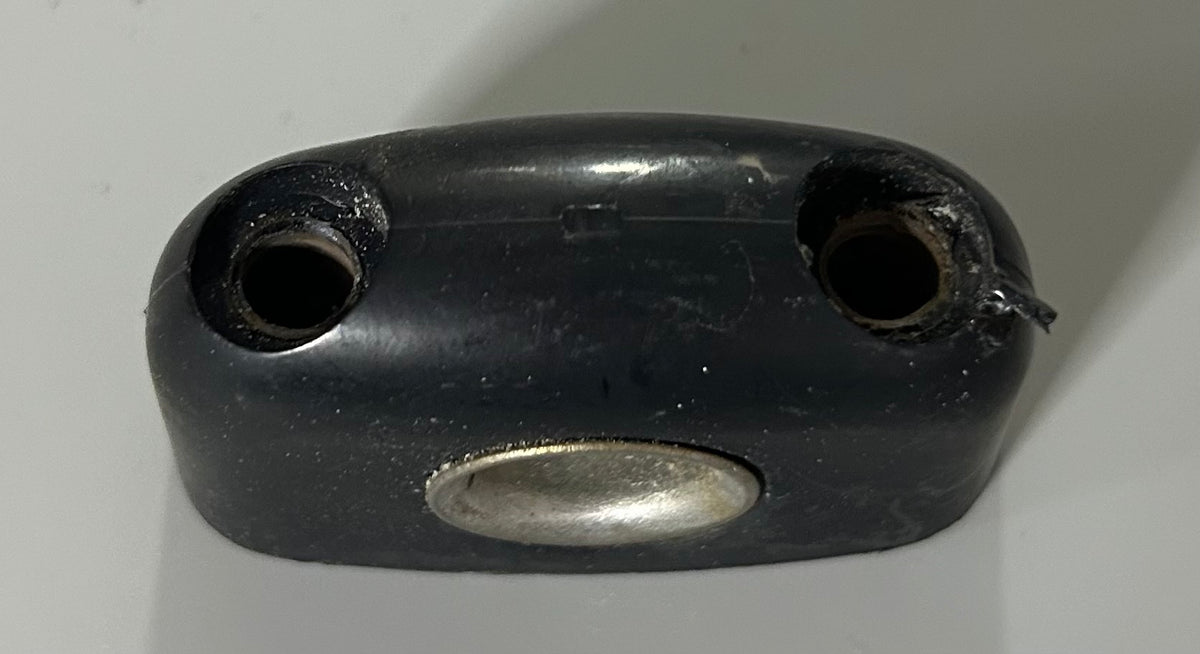 Sea Sure Black Nylon Line Fairlead with Stainless Steel Insert - 1/2"