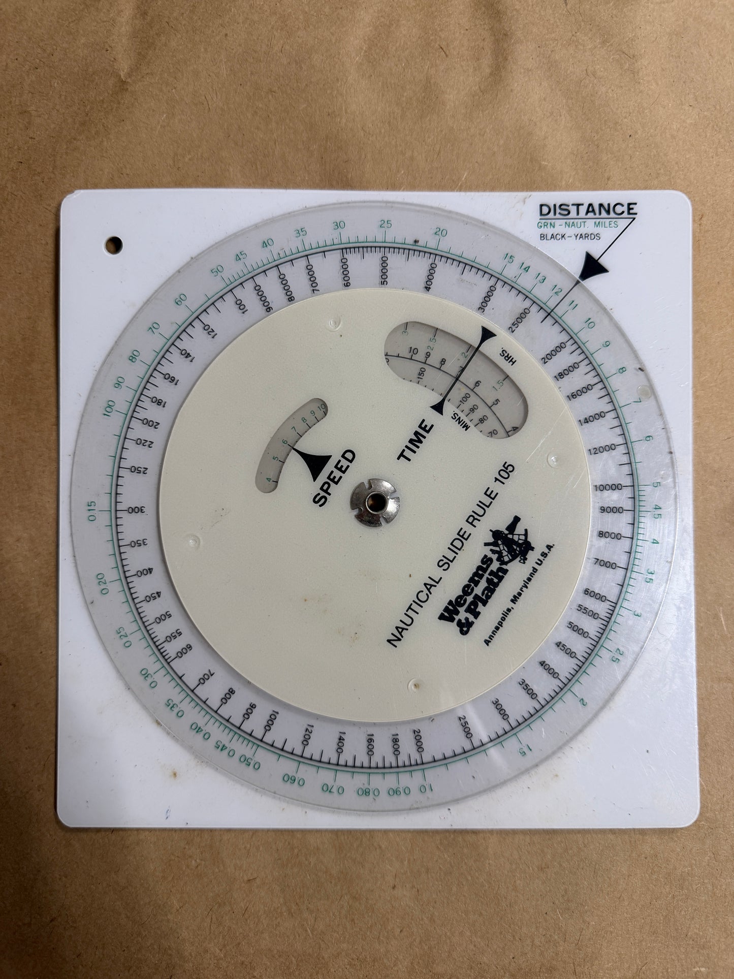 Weems and Plath Nautical Slide Rule 105