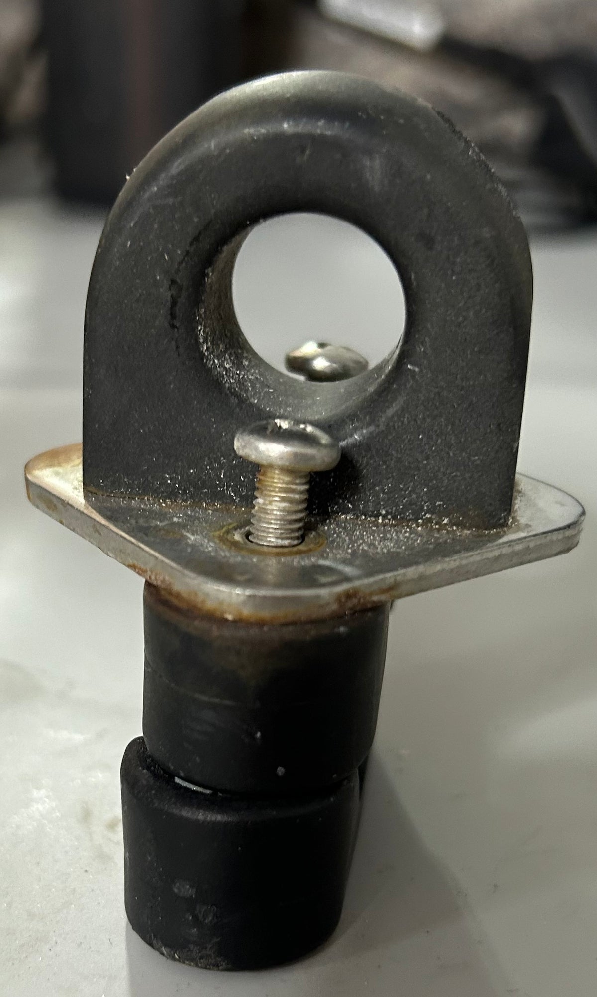 Fairlead on rail mount - 3/4" bore