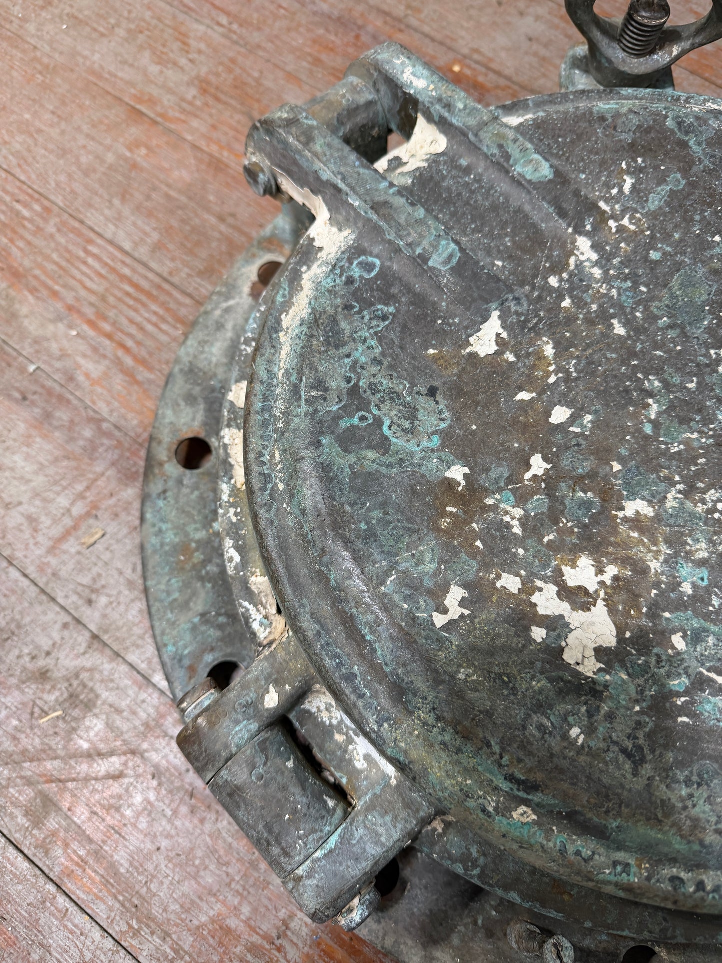 Solid Bronze 13 5/8" Mounting Port Hole - NO GLASS