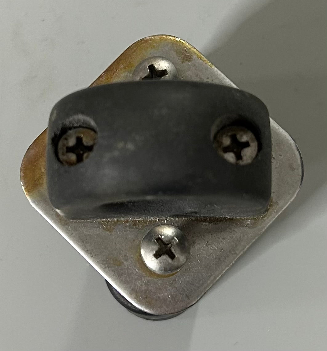 Fairlead on rail mount - 3/4" bore