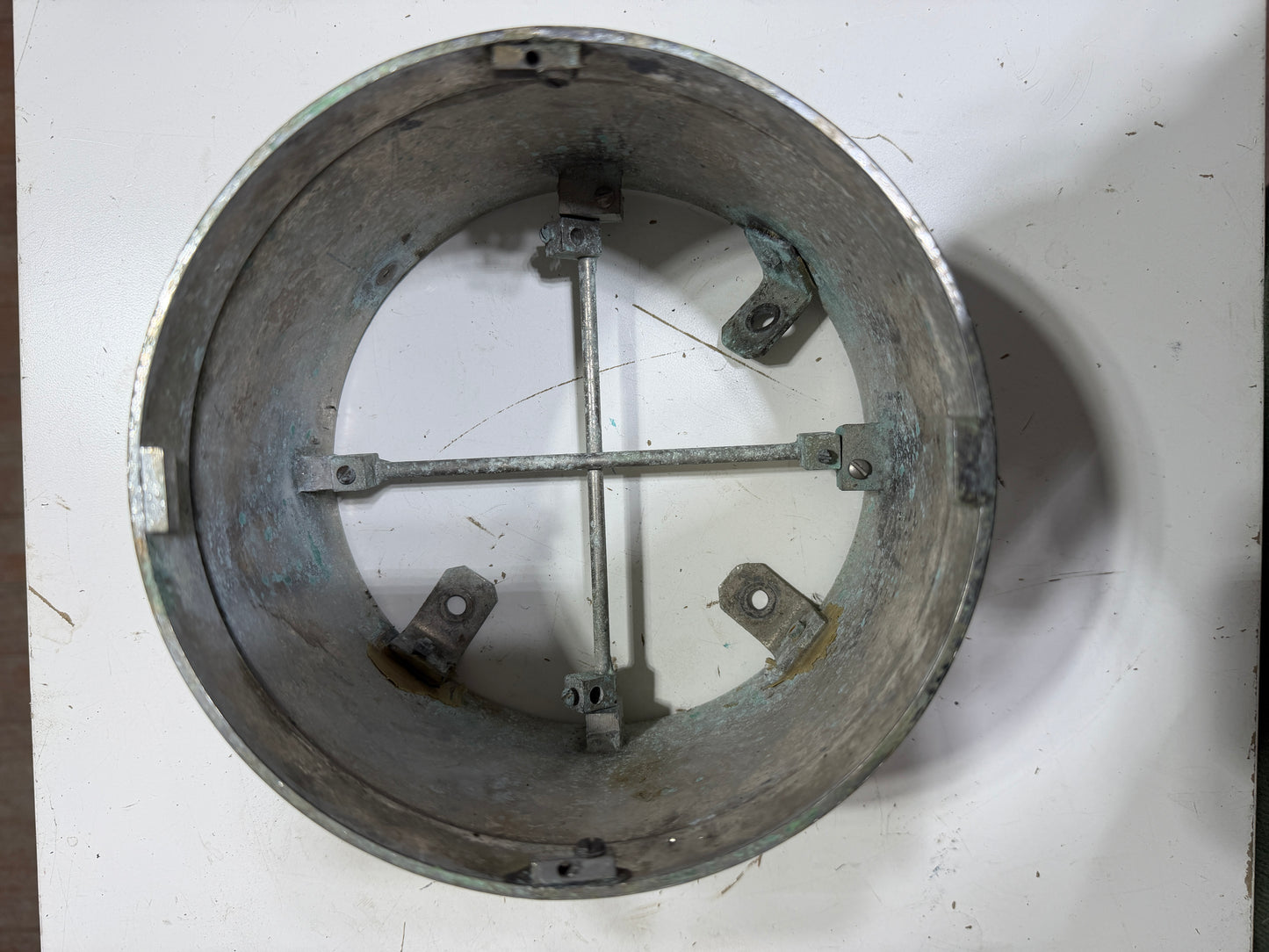 Bronzed 6 1/4" Kelvin White Danforth Compass Housing Base Only