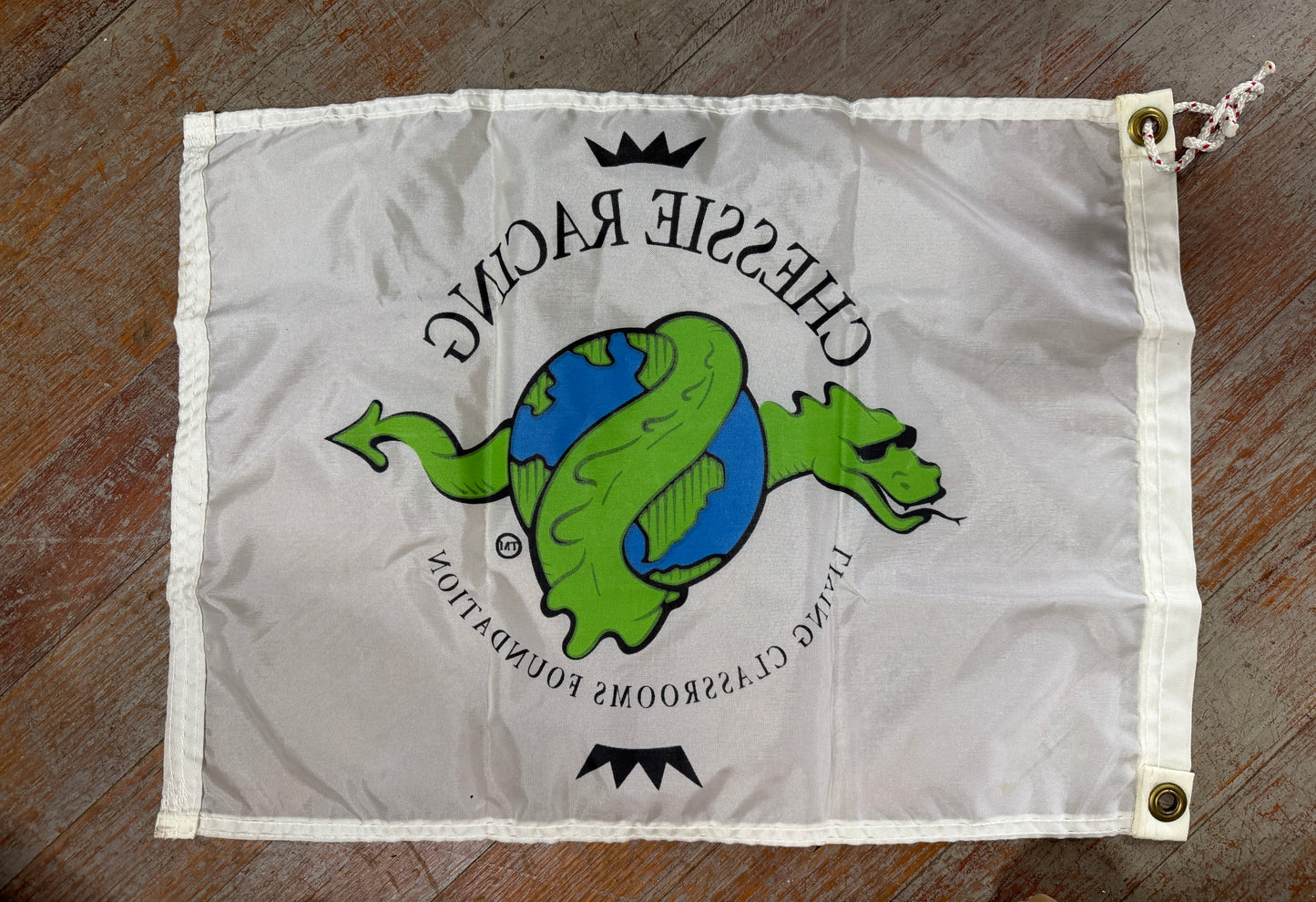 Vintage Chessie Racing Living Classrooms Foundation Flag
