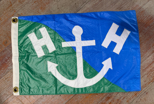 Double H Initial Flag - Spinnaker Material