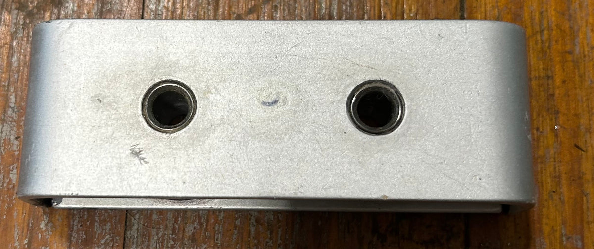 Aluminum double sheave deck organizer - 1/2" line