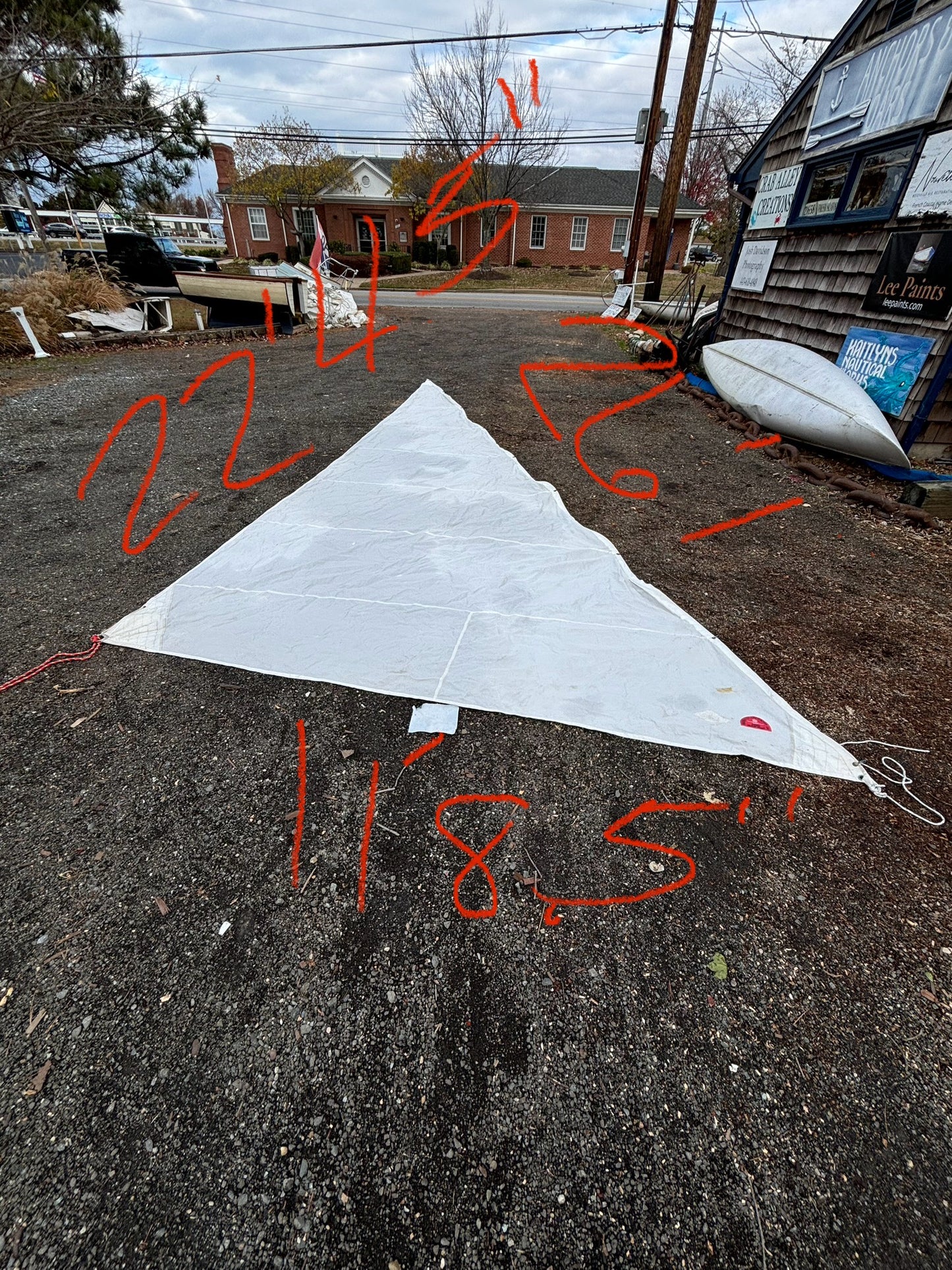 Endeavour 30 Jib Sail - 22’4.5” Leech x 26’1” Luff x 11’8.5” Foot