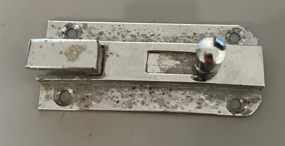 Chromed Brass Door Latch - 2 1/4"