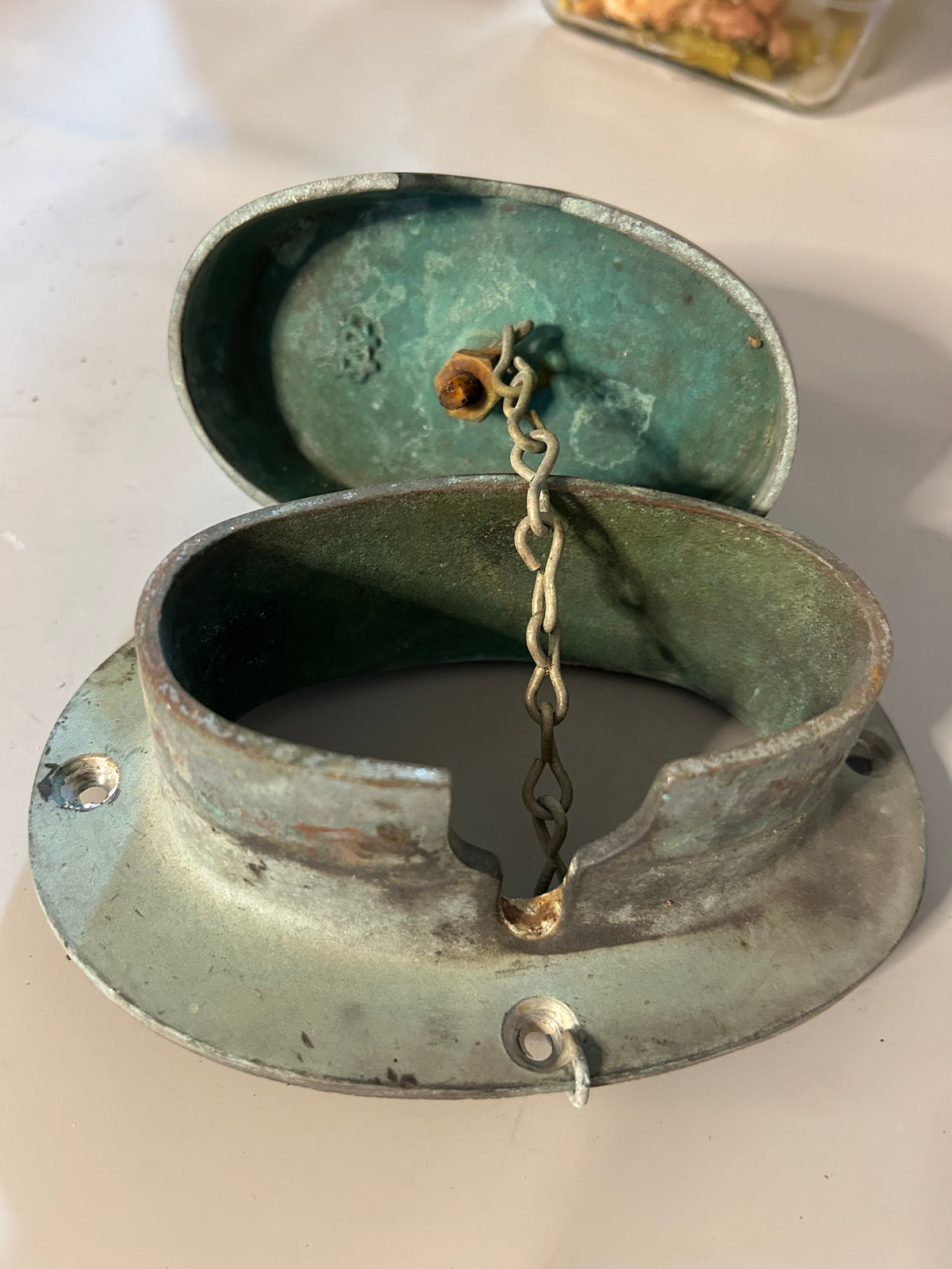 Wilcox Crittenden Bronze Oval Anchor Hawse - 6 3/8"