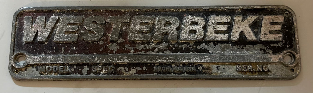 Westerbeke Plaque - 7 1/4"