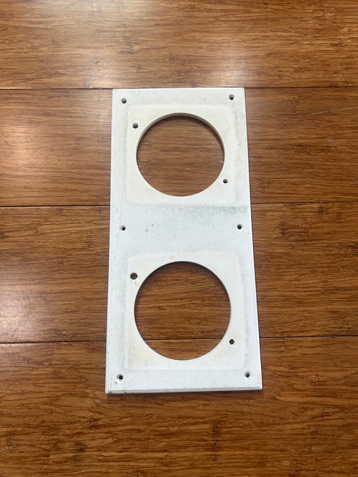 White Cup Holder Topper - 11 3/4" x 5 3/8"