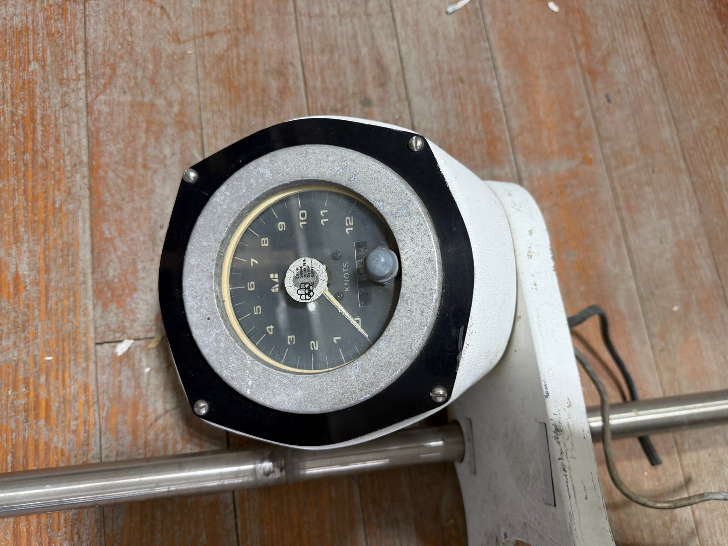 45.5" Tall - 9.5" Center Pedestal Guard With Compass Plate, 2 Instrument Holders & Feet