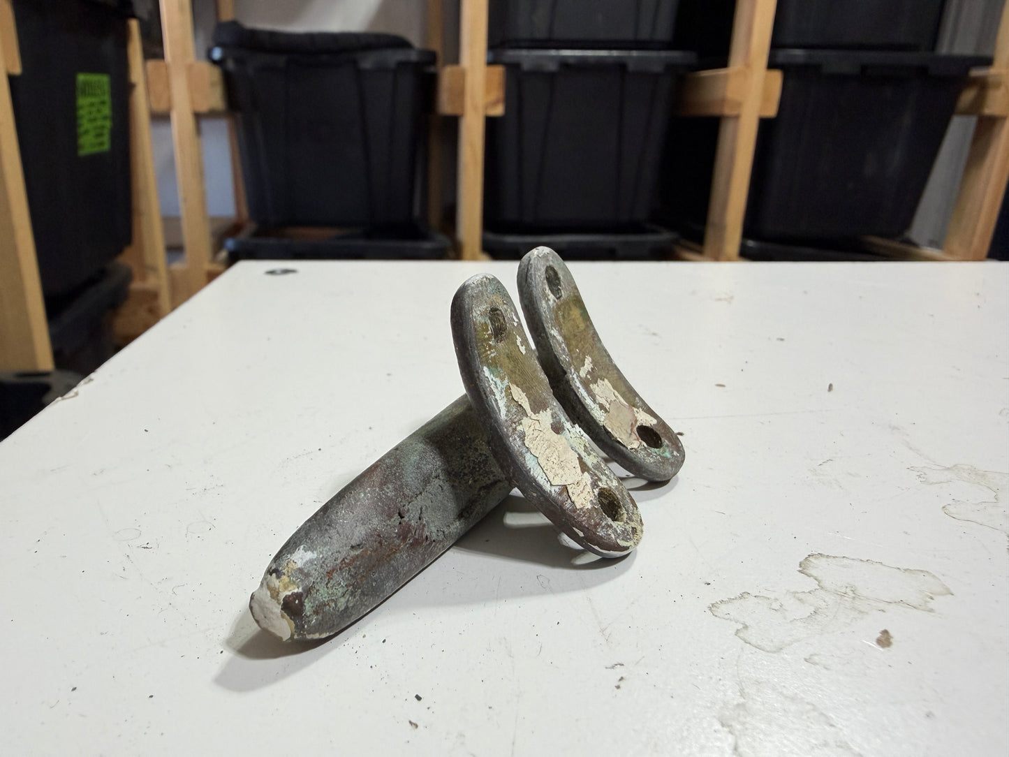 4" Bronze Flag / Mast Pole Cleat