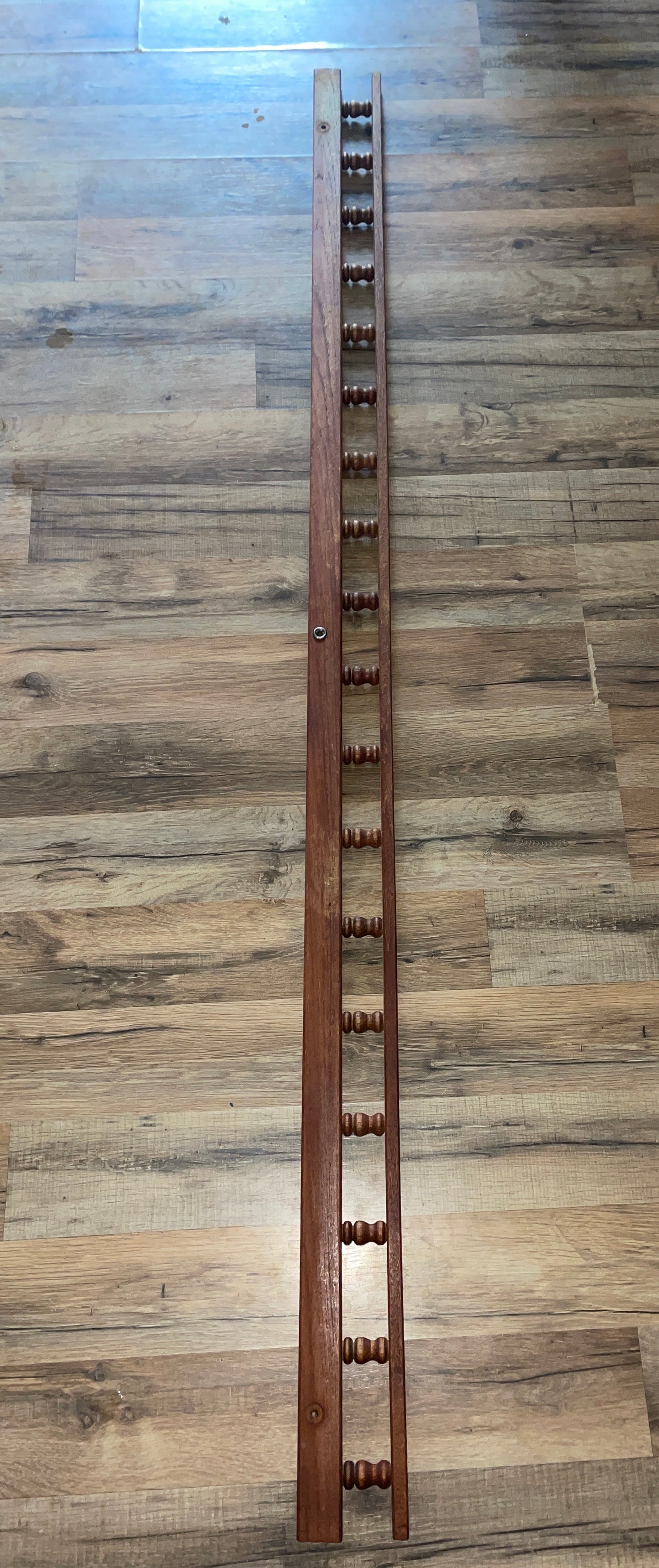 Catalina 25 77” Long Teak Pin Rail