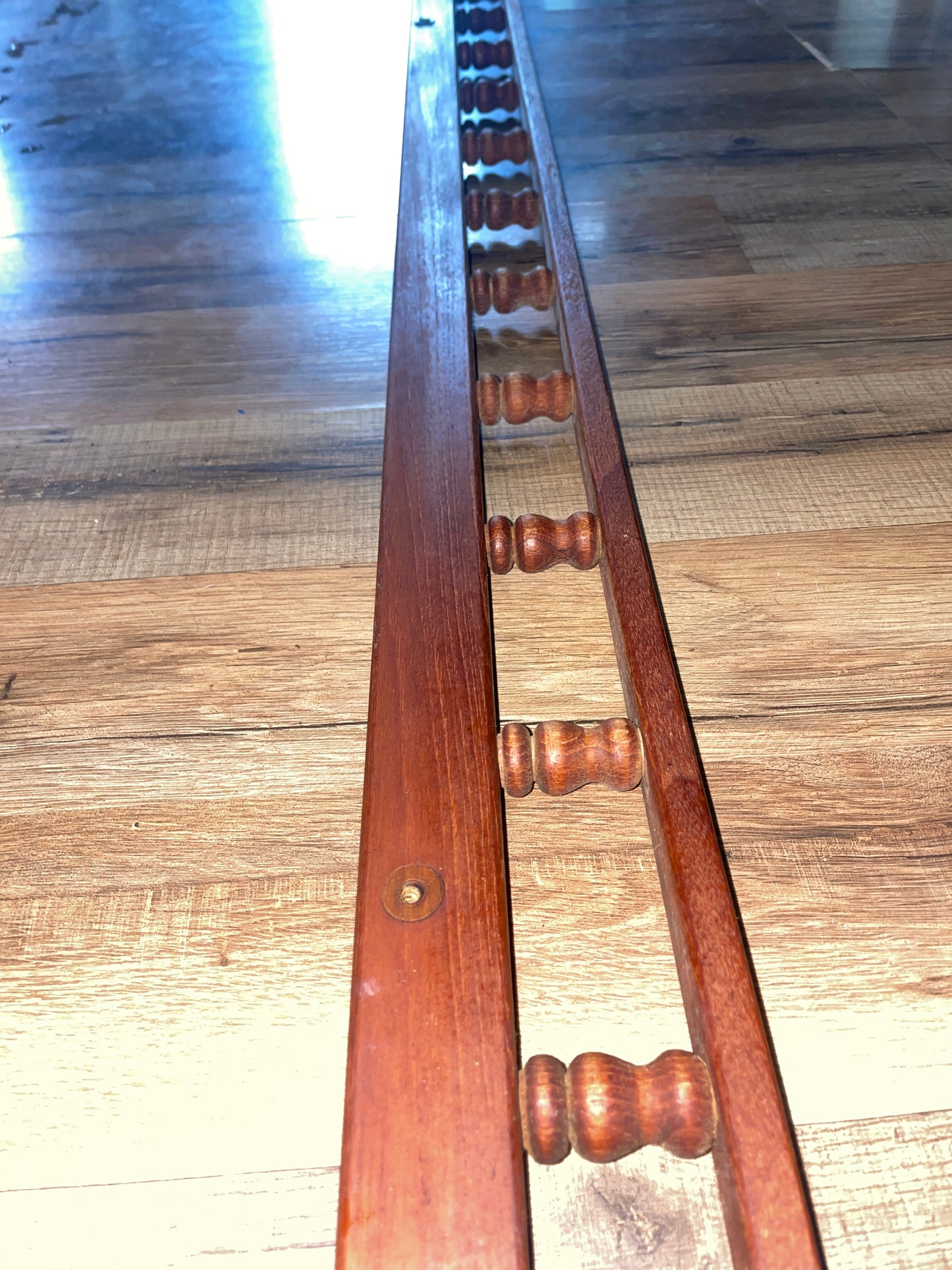 Catalina 25 63 1/2” Long teak Pin Rail