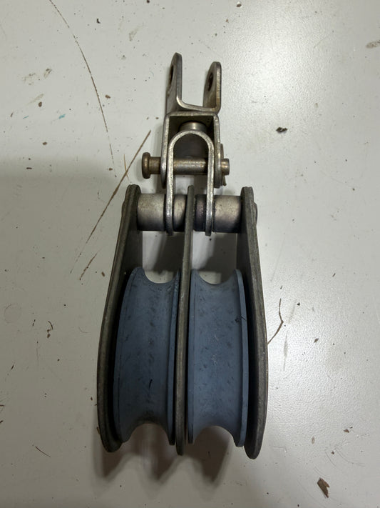 Garhauer 2 1/8" Double Sheaved Swivel Block - 7/16" Line