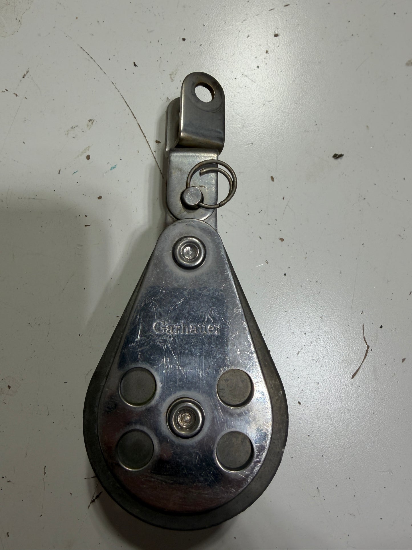 Garhauer 2 1/8" Double Sheaved Swivel Block - 7/16" Line