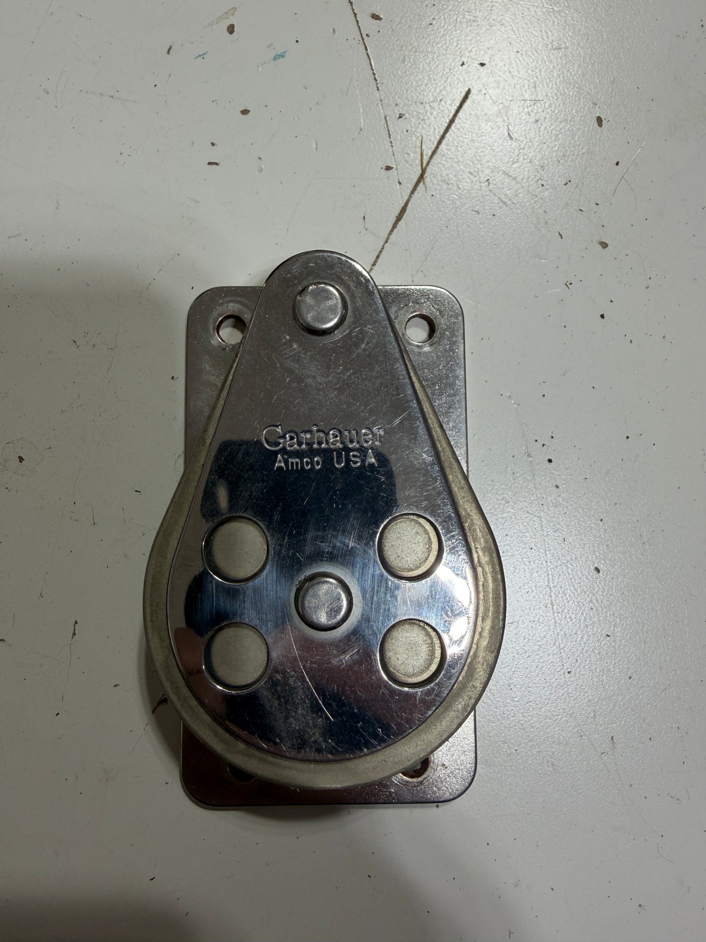 Garhauer 2 1/8" Sheave Cheek Block - 3/8" Line