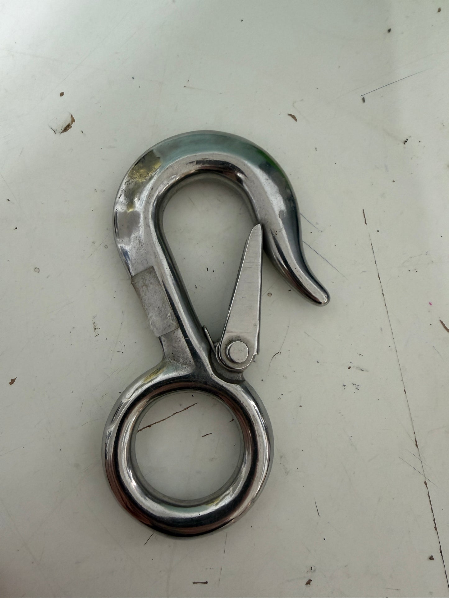 Stainless Steel Fixed Eye Clip - 1" Eye