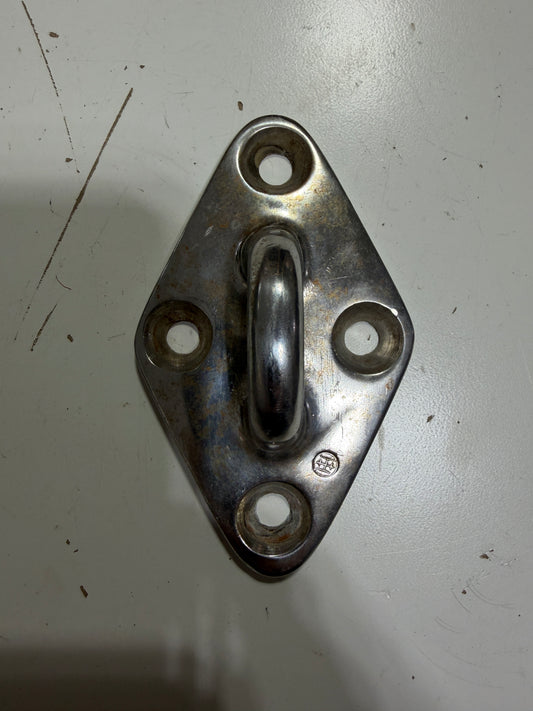 Stainless Merriman Pad Eye / Padeye - 7/8" x 5/8" EYE