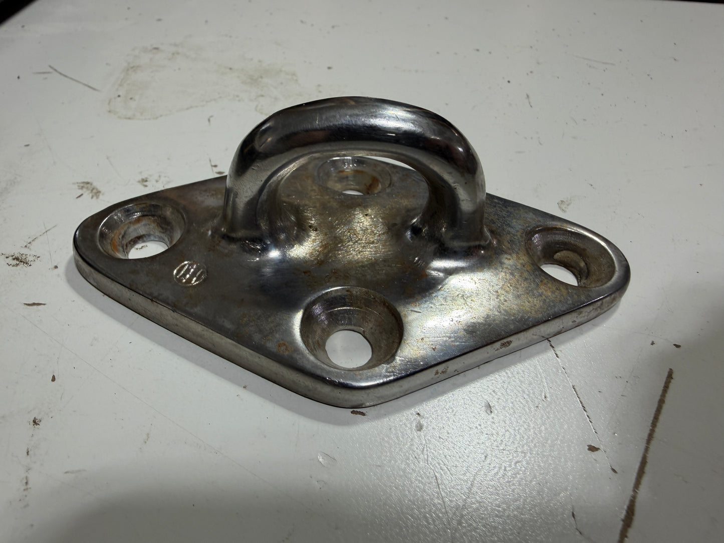 Stainless Merriman Pad Eye / Padeye - 7/8" x 5/8" EYE
