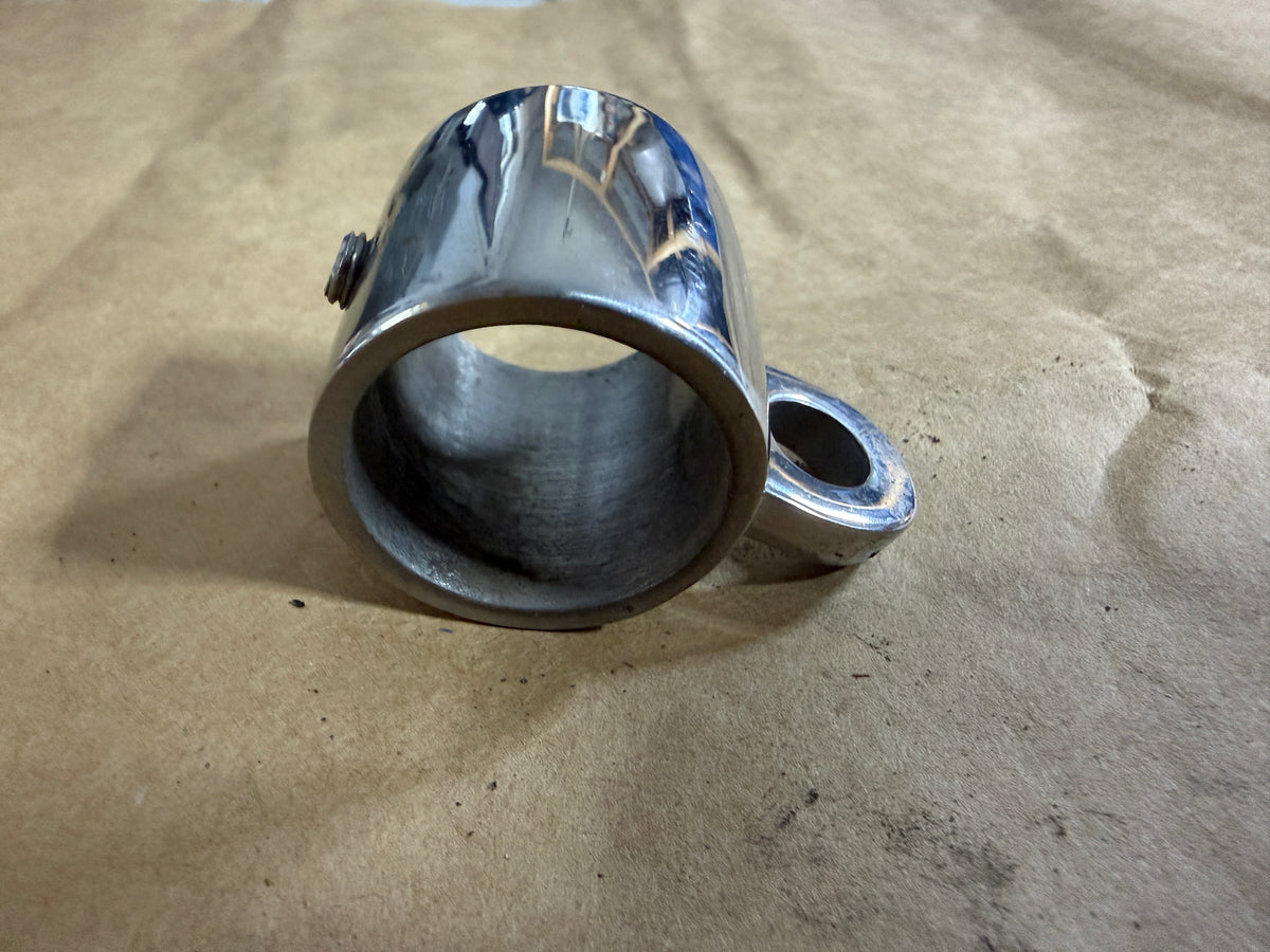Stanchion Lifeline Eye - 1" Tubing - 3/8" Lifeline Hole Diameter