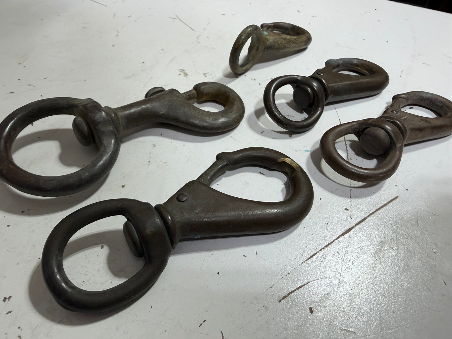 LOT OF 5 - Mixed Bronze Clips