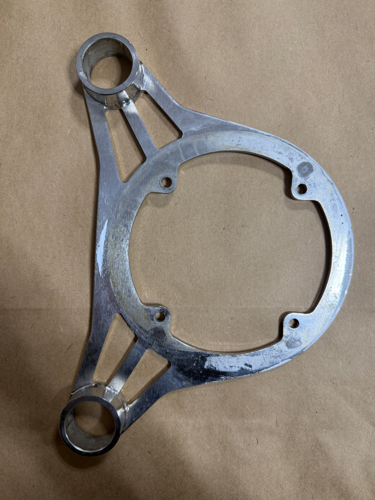 Stainless Steel Pedestal Top Plate - 9.5" Center to Center Guard Fitting