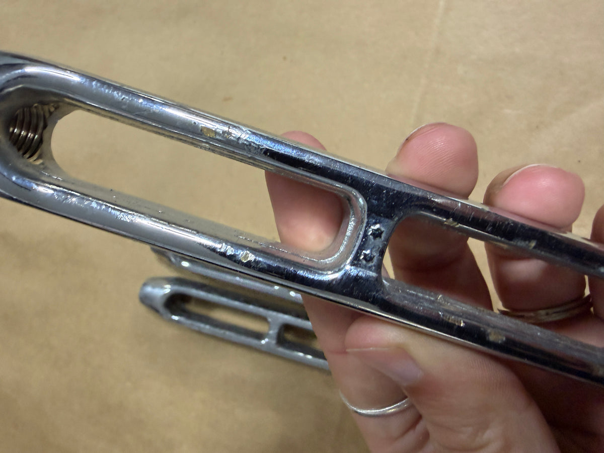Lot of 3 Chromed 7/16" Open Body Turnbuckle - 6 1/4" Length