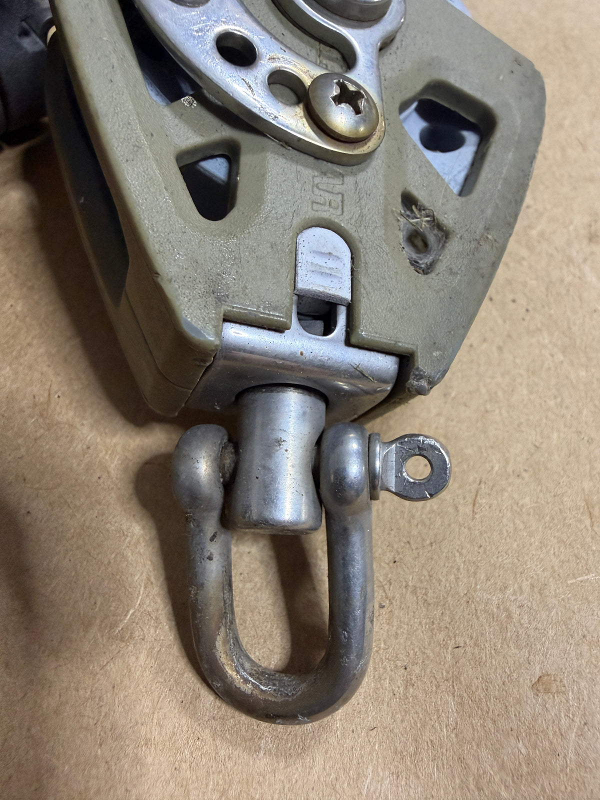Lewmar Swivel Fiddle Block With Cam Cleat - 3/8" Line