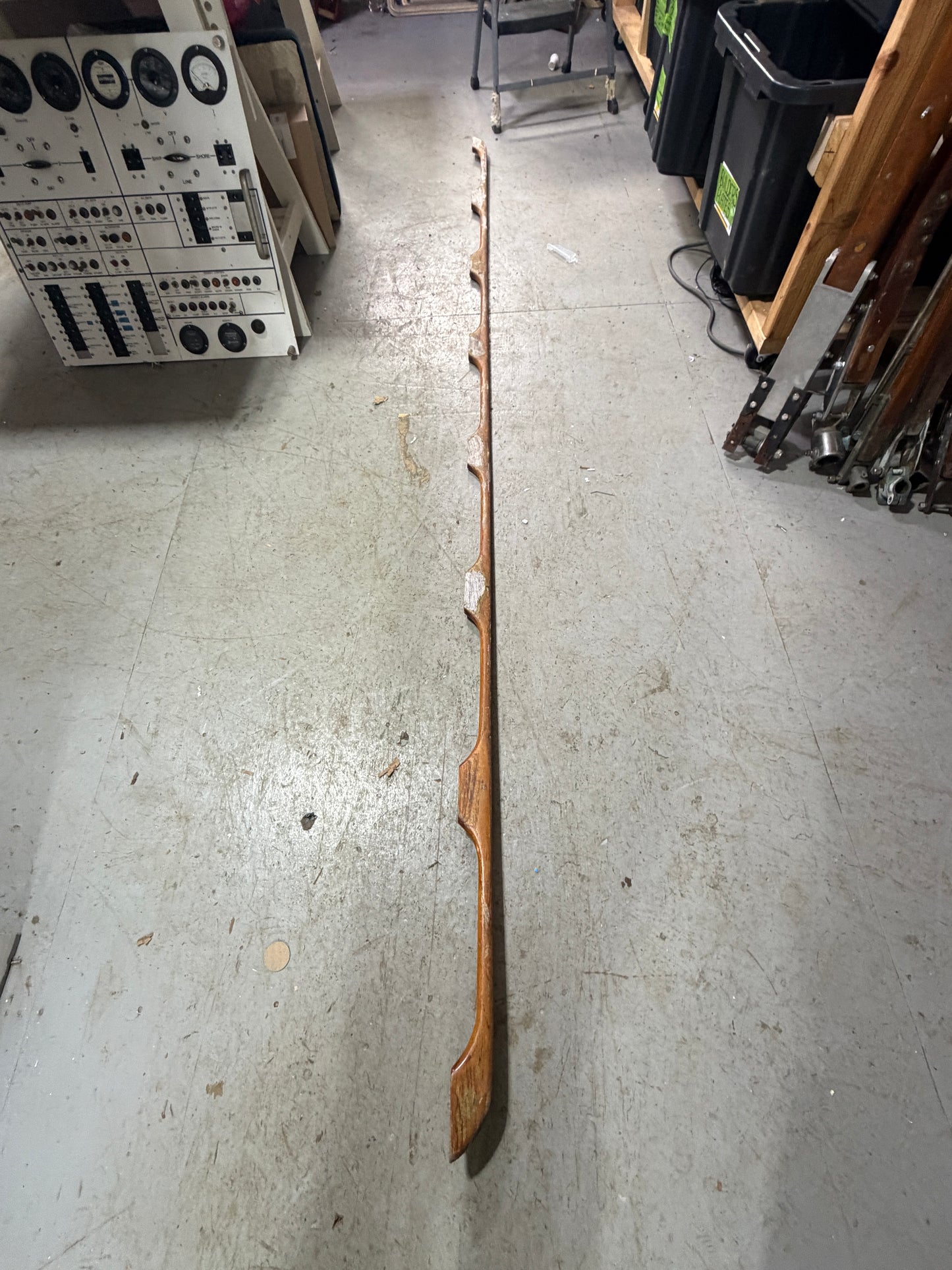 111" Long Teak Handrail